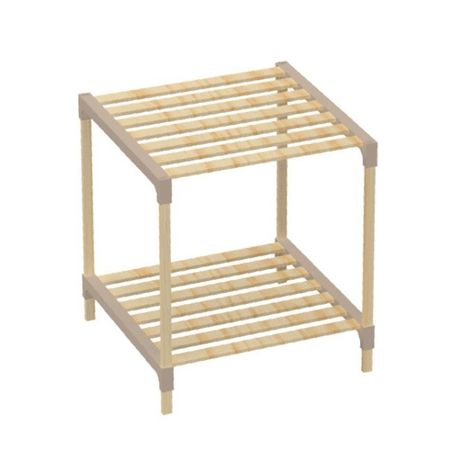 Стеллаж для хранения Fixwood Fix-2013-2 бежевый 41х34х46 см