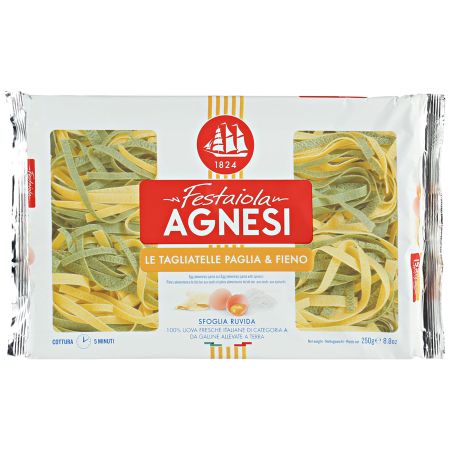 Макаронные изделия Agnesi Тальятелле с яйцом и шпинатом 250 г