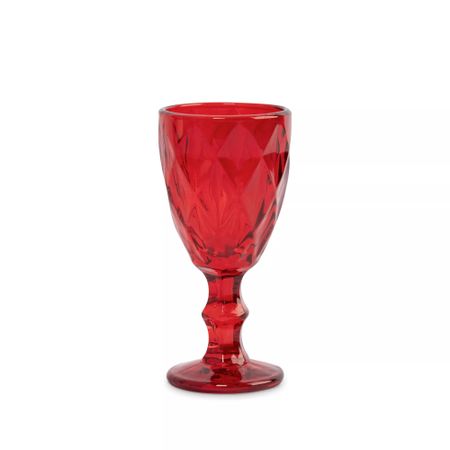 Рюмка Anna Lafarg diamond color 50 мл стекло красная