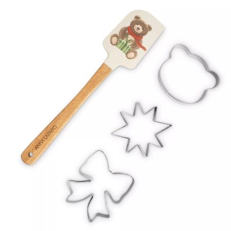 Набор для выпечки Anna Lafarg медведь и елка 4 предмета