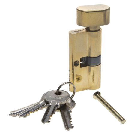 Механизм цилиндровый Зубр латунь 5-pin 60 мм