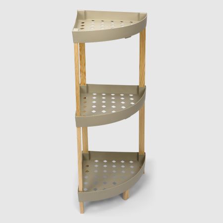 Этажерка для хранения Fixwood Fix-2002 угловая бежевая 31х31х79 см 11 шт фонарь для toyota highlander kluger 2001 2002 2003 2004 2005 2006 2007