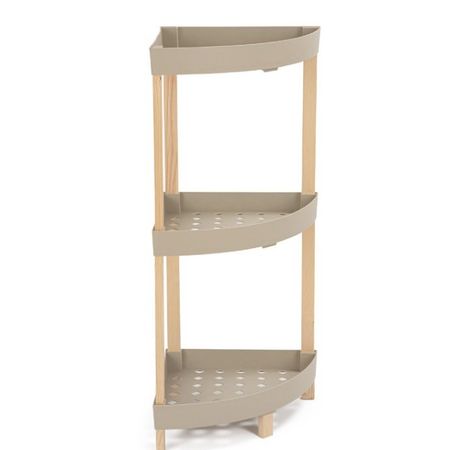 Этажерка для хранения Fixwood Fix-2002 угловая бежевая 31х31х79 см