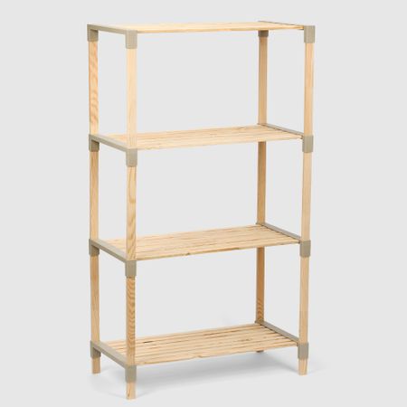 Стеллаж для хранения Fixwood Fix-2006-4 бежевый 61х34х116 см