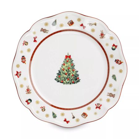 Тарелка обеденная Anna Lafarg 27 см елка miracle