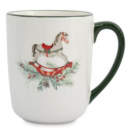 Кружка Anna Lafarg лошадка 540 мл зеленая