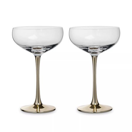 Набор бокалов-креманок для шампанского Anna Lafarg ravello 2 шт. 270 мл