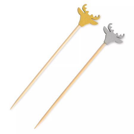 Набор шпажек для канапе Anna Lafarg олень  9 см 20 штук
