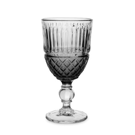 Бокал-кубок для вина Anna Lafarg poem 260 мл серый