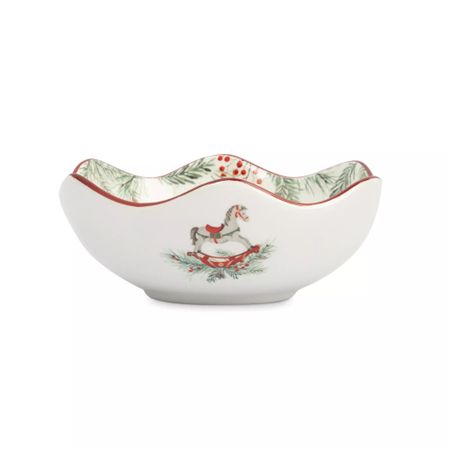 Салатник Anna Lafarg лошадка 16х6 см 420 мл красный