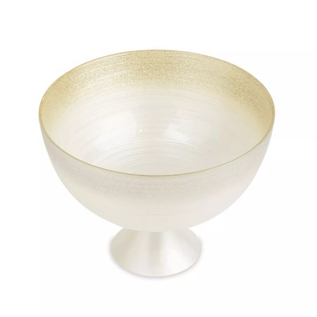 Ваза для фруктов на ножке  Anna Lafarg Marbella шампань 24х18 см 1,7 л