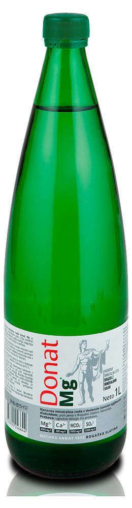 Вода минеральная Donat Mg лечебная с газом Словения, 1 л