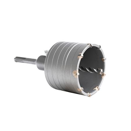 Коронка твердосплавная по бетону 75 мм SDS-plus КМ (40268)