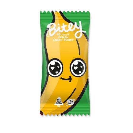 Батончик овсяно-фруктовый Take a Bitey Яблоко-Банан 30 г