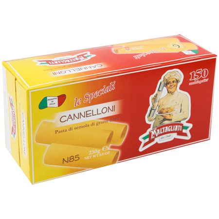 Макаронные изделия Maltagliati Каннеллони Трубочки №085 250 г макаронные изделия maltagliati спиралине 102 450 г