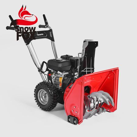 Бензиновый снегоуборщик Snow Fox с ручным стартером (KCM21)