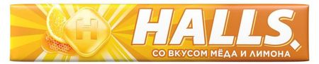 Карамель леденцовая Halls со вкусом меда и лимона, 25 г