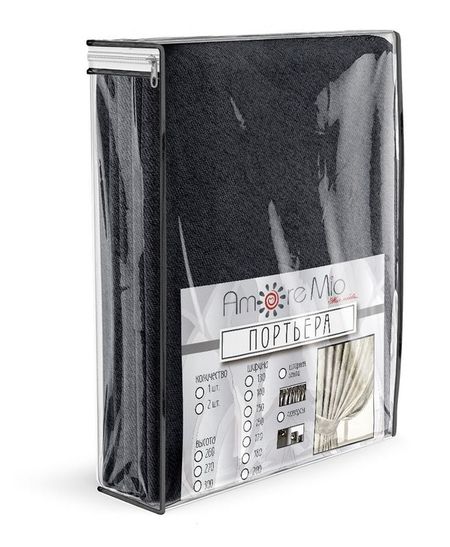 Портьера Amore Mio Эко твид блэкаут графит, 160х260 см блэкаут психотерапии в диалогах