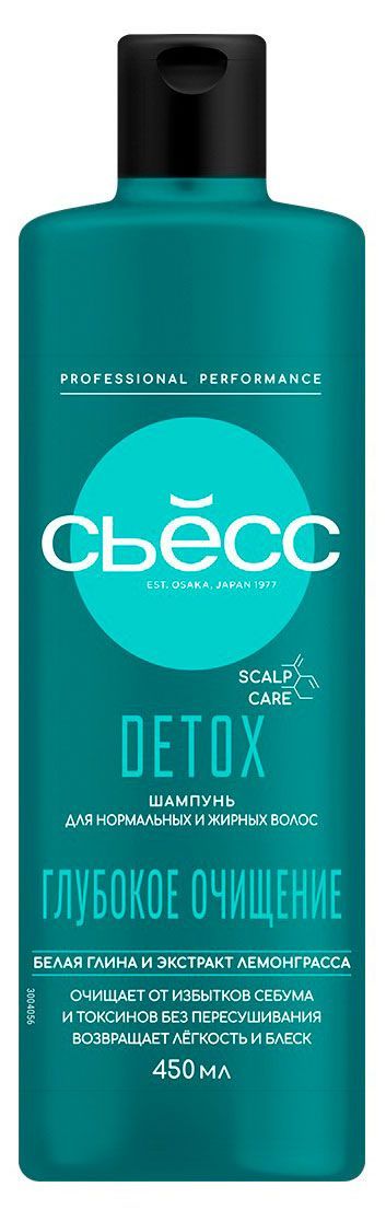 Шампунь для волос Сьесс Detox для нормальных волос, 450 мл