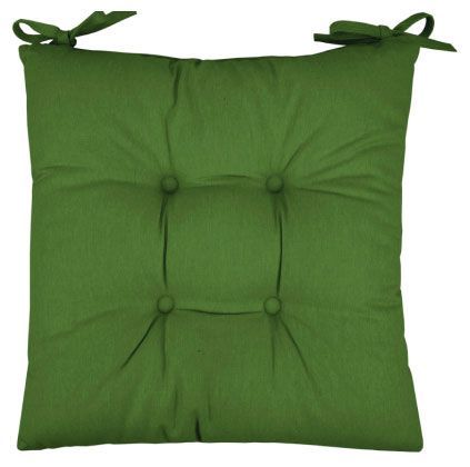Подушка на стул Guten Morgen зеленая, 40х40 см