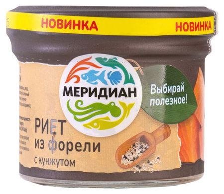 Риет из форели Меридиан с кунжутом, 100 г