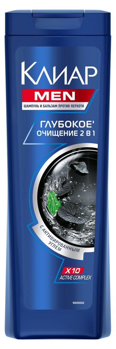 Шампунь для волос Клиар Men Глубокое очищение, 400 мл