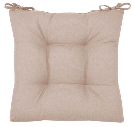 Подушка на стул Guten Morgen бежевая, 40х40 см