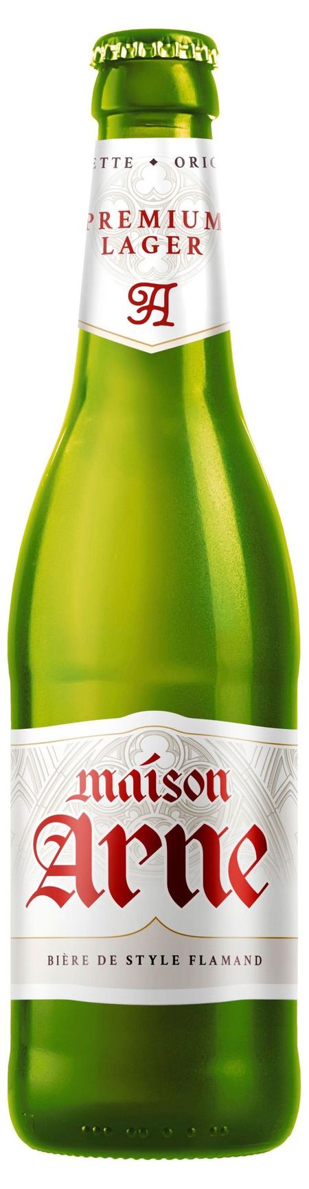 Пиво Maison Arne Premium Lager светлое фильтрованное, 400 мл