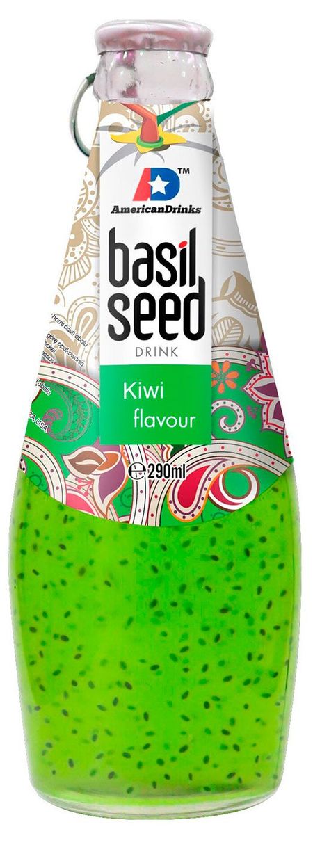 Напиток сокосодержащий Basil Seed Сочный киви Вьетнам, 290 мл