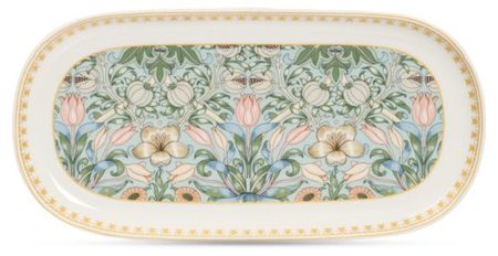 Блюдо овальное Fioretta Flowers, 24,4x12,5 см