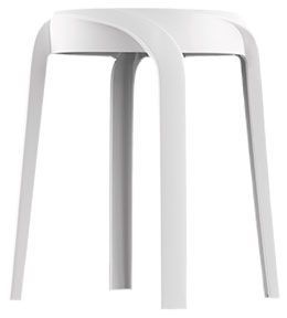 Табурет Avis белый, 30х30х46,5 см