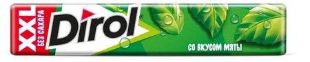 Резинка жевательная Dirol XXL со вкусом мяты, 19 г