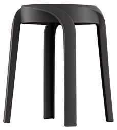 Табурет Avis черный, 30х30х46,5 см