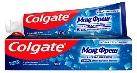 Зубная паста Colgate Макс Фреш Взрывная Мята освежающая для свежего дыхания и защиты от кариеса, 50 мл