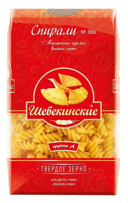 Макаронные изделия Шебекинские спирали, 450 г