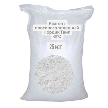 Реагент противогололедный Нордик Тайп -28 °С 25 кг