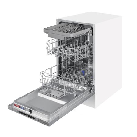 Посудомоечная машина встраиваемая Maunfeld MLP45130 Light Beam 45 см нержавеющая сталь (КА-00023206)