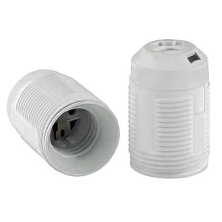 Патрон для лампы Е27 Duwi ПВХ 60 Вт IP20 подвесной белый (24528 5)