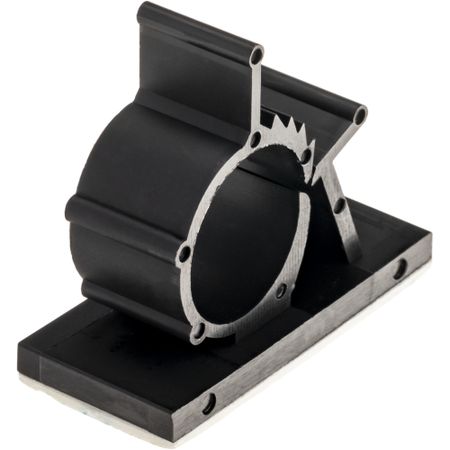 Площадка для крепления стяжек Duwi 18x37 мм самоклеящаяся нейлоновая черная (5 шт.) (23171 8)