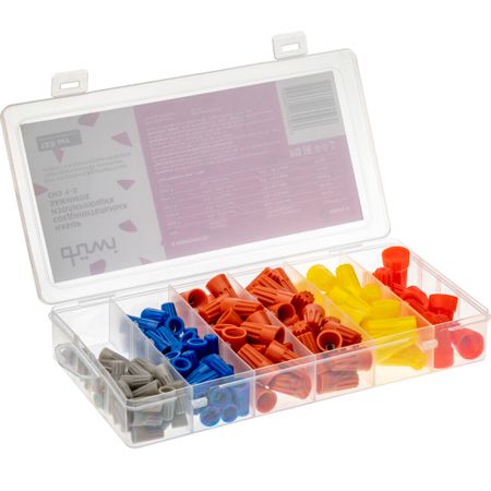 Набор зажимов соединительных изолирующих Duwi СИЗ 1-5 (155 шт.)