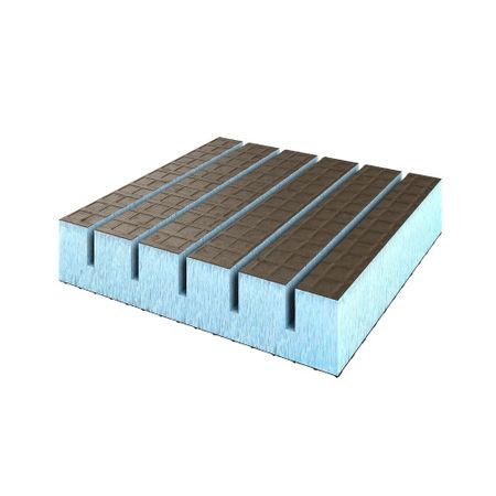 Плита теплоизоляционная Ruspanel RPG Real 20х600х2500 мм с двухсторонним армированием с продольными пропилами плита теплоизоляционная ruspanel rpg basic 40х600х2500 мм с двухсторонним армированием