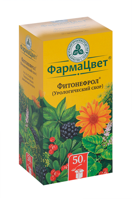 Фитонефрол (Урологический сбор) ФармаЦвет, 50 г, сбор растительный-сырье измельченное