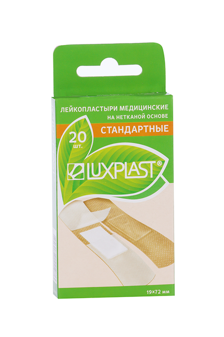 Пластырь Люкспласт стандарт неткан основ 1.9х7.2 см, 20 шт юрий поляков колебатель основ или охранитель устоев