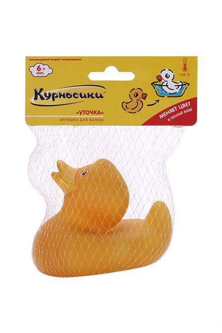 Игрушка Курносики д/ванной Уточка меняет цвет (25068) культурист уточка 2098