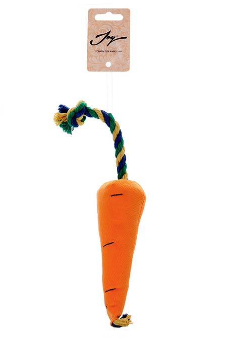 Игрушка д/собак JOY морковка мария михайловна лукашкина что растет на грядке морковка для мышат