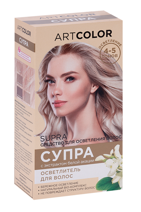 Осветлитель Артколор супра осветление до 4-5 тонов д/волос