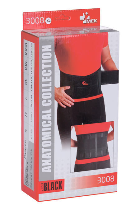 Бандаж Мек пояснично-крестцовый 6 ребер жестк XL, (3008)