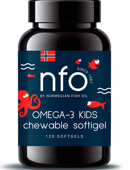 Norwegian Fish Oil Омега-3 с витамином Д, 800 мг, 120 шт, капсулы жевательные