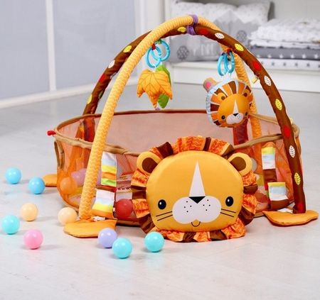 Развивающий коврик «Бонифаций», 3 в 1, игрушки, 30 цв. шаров т делягина лада бакал бонифаций ищет дом