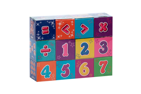 Кубики «Арифметика», 12 элементов александр спиридонович пчелко арифметика учебник для 3 класса начальной школы